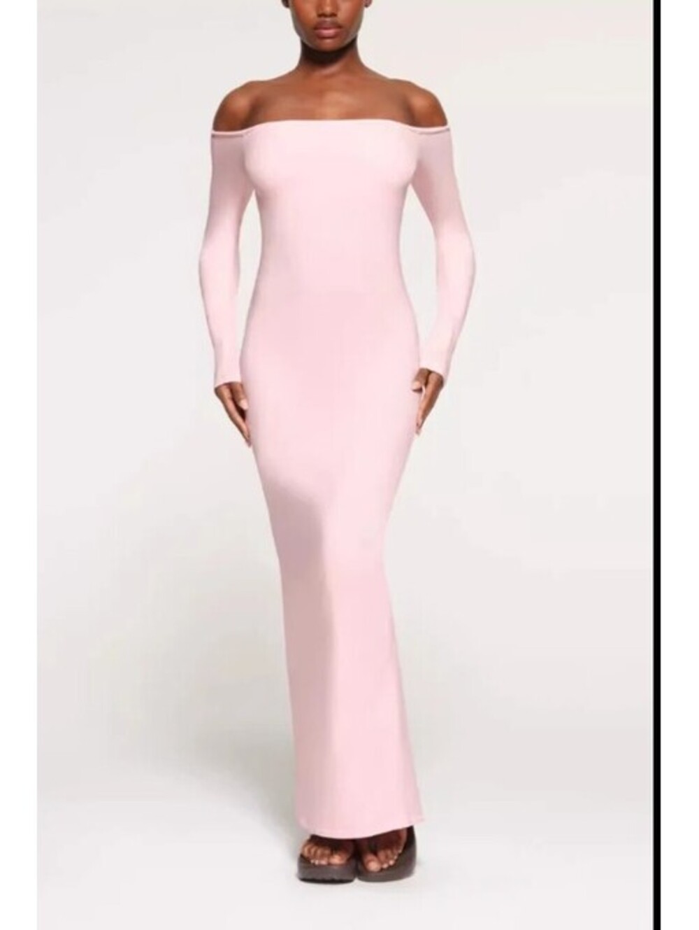 NWT SKIMS New Vintage lounge maxi dress in blossom(pink) size 4X fits XL-4X NEW!